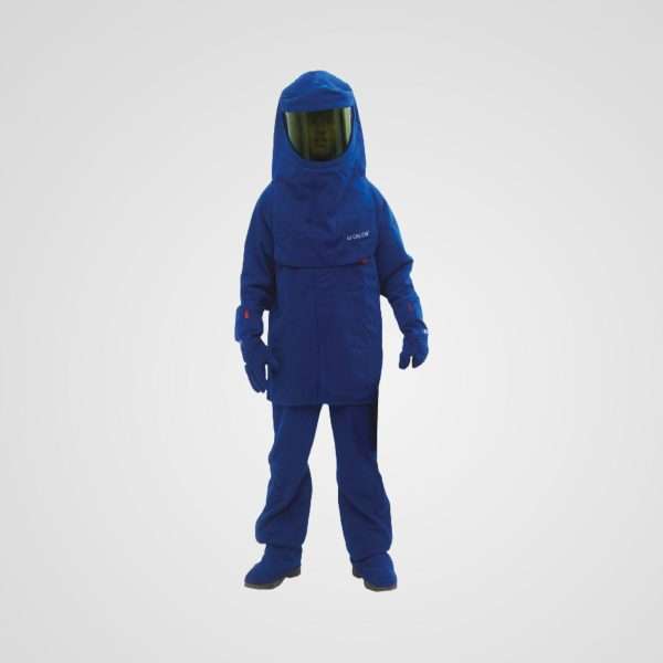 Triple layer of high-spec superior, cellulosebased flame and heat protective fabric for high level Arc Flash heat protection.