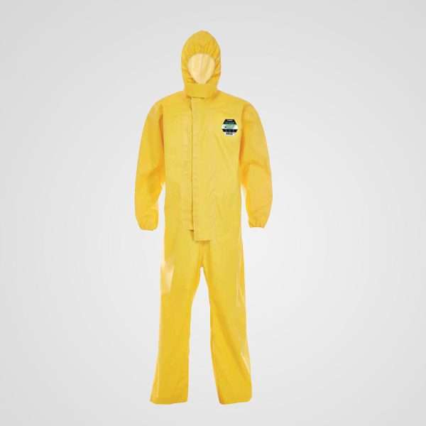 Lightweight PVC coverall and two piece ensemble for protection against splashes and sprays of liquid chemicals - Image 2